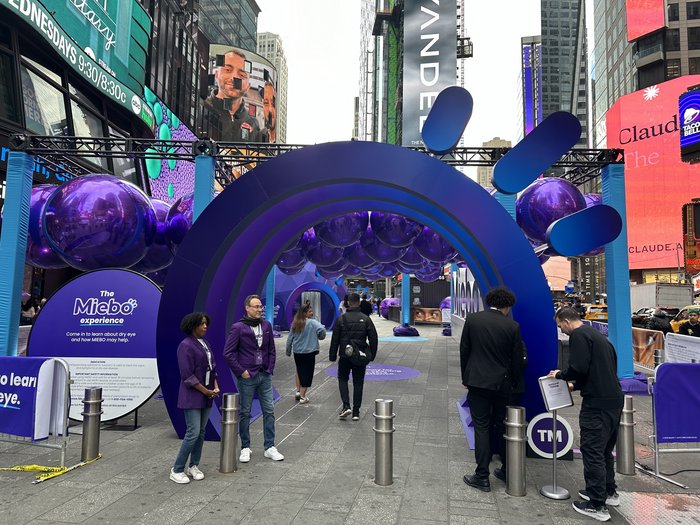 Miebo Activation Times Square