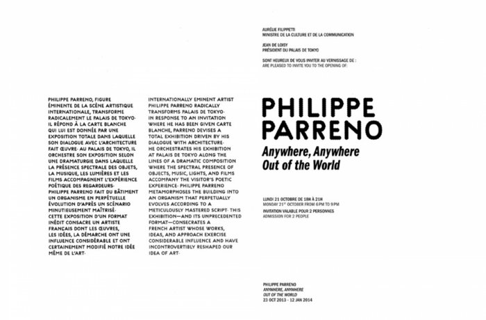 Philippe Parreno - Anywhere, Anywhere Out of the World